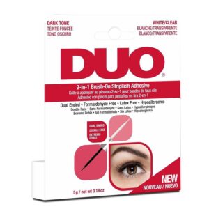 Ardell DUO 2-In-1 Brush-On Lash Adhesive Dark/Clear 5g