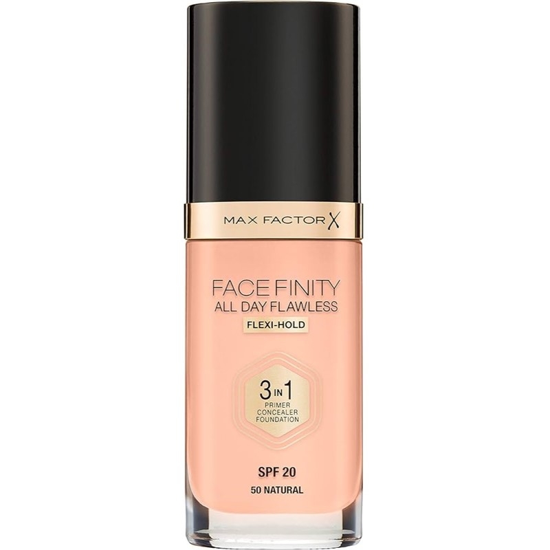 Max Factor Facefinity 3 In 1 Foundation 50 Natural Max Factor Facefinity 3 In 1 Foundation 50 Natural