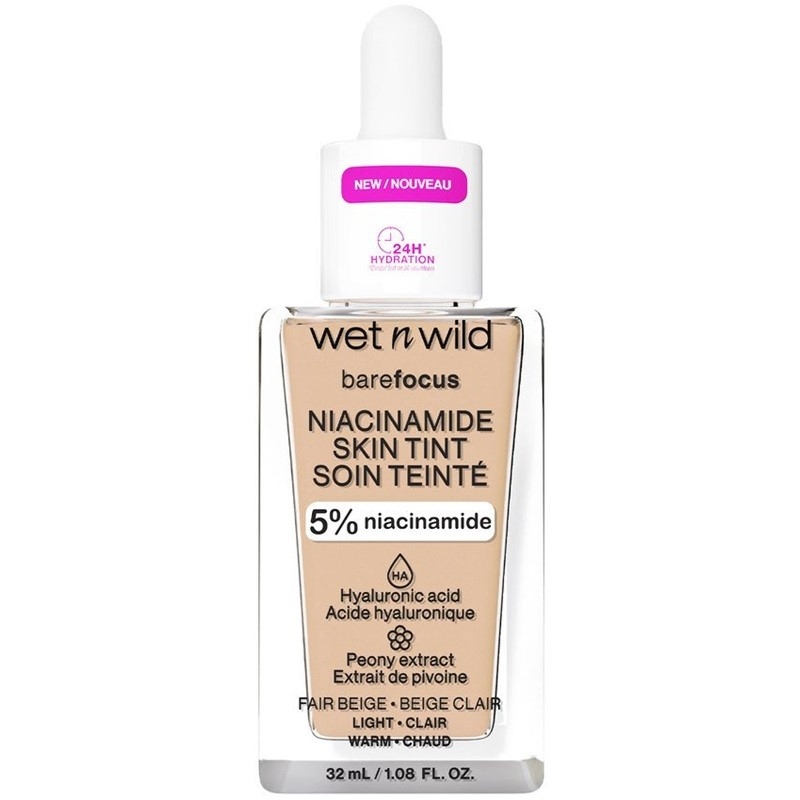 Wet n Wild Bare Focus Niacinamide Skin Tint 32ml - Fair Beige Wet n Wild Bare Focus Niacinamide Skin Tint 32ml - Fair Beige