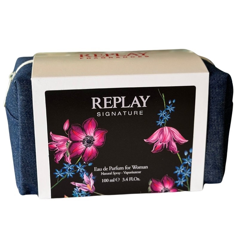 Giftset Replay Signature Woman Edp 100ml + Pochette Giftset Replay Signature Woman Edp 100ml + Pochette