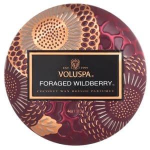 Voluspa Decorative Tin Candle Foraged Wildberry 113g