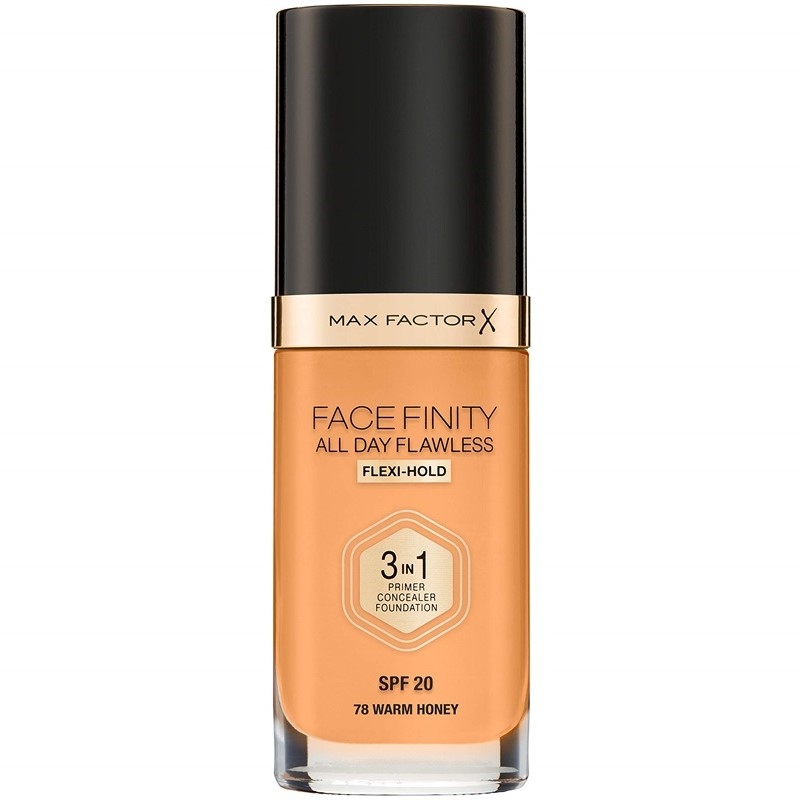 Max Factor Facefinity 3 In 1 Foundation 78 Warm Honey Max Factor Facefinity 3 In 1 Foundation 78 Warm Honey