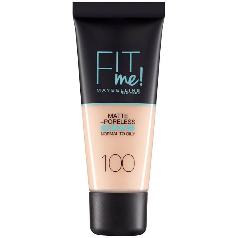 Maybelline Fit Me Matte + Poreless Foundation - 100 Warm Ivory Maybelline Fit Me Matte + Poreless Foundation - 100 Warm Ivory