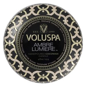 Voluspa Maison Decorative Tin Candle Ambre Lumiere 113g