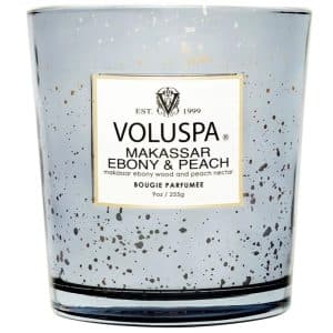Voluspa Classic Boxed Candle Makassar Ebony & Peach 255g