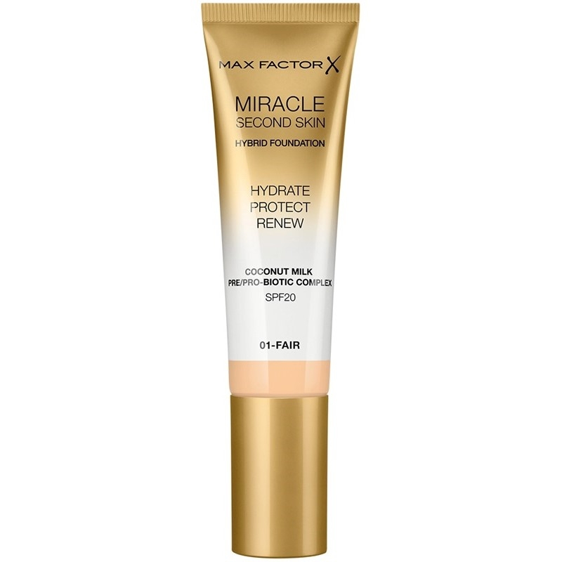 Max Factor Miracle Second Skin Foundation 01 Fair Max Factor Miracle Second Skin Foundation 01 Fair