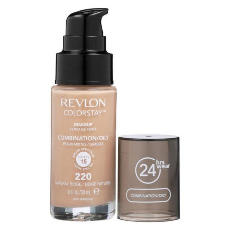 Revlon Colorstay Makeup Combination/Oily Skin - 220 Natural Beige 30ml Revlon Colorstay Makeup Combination/Oily Skin - 220 Natural Beige 30ml