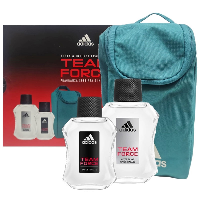 Giftset Adidas Team Force Edt 50ml + After Shave 100ml + Bag Giftset Adidas Team Force Edt 50ml + After Shave 100ml + Bag