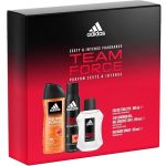 Giftset Adidas Team Force Edt 100ml + Shower Gel 250ml + Deo 150ml