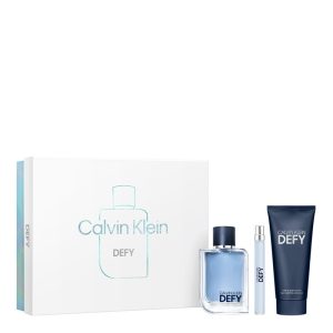 Giftset Calvin Klein Defy Edt 100ml + Hair & Body Wash 100ml + Edt 10ml
