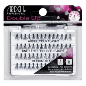 Ardell Double Up Individual Knot-Free Double Flares Medium Black