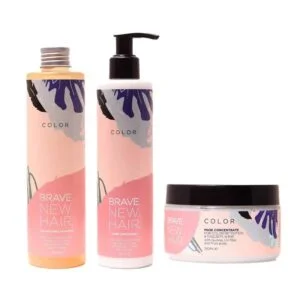 3-pack Brave. New. Hair. Color Schampoo + Conditioner + Mask