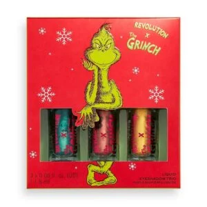 Makeup Revolution x The Grinch Don't Give a Grinch Liquid Eyeshadow Set