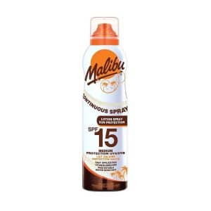 Malibu Continuous Lotion Spray SPF15 175ml