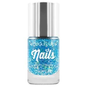 Beauty UK Glitter Nail Polish - Supernova Blue