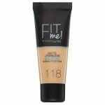Maybelline Fit Me Matte + Poreless Foundation - 118 Nude